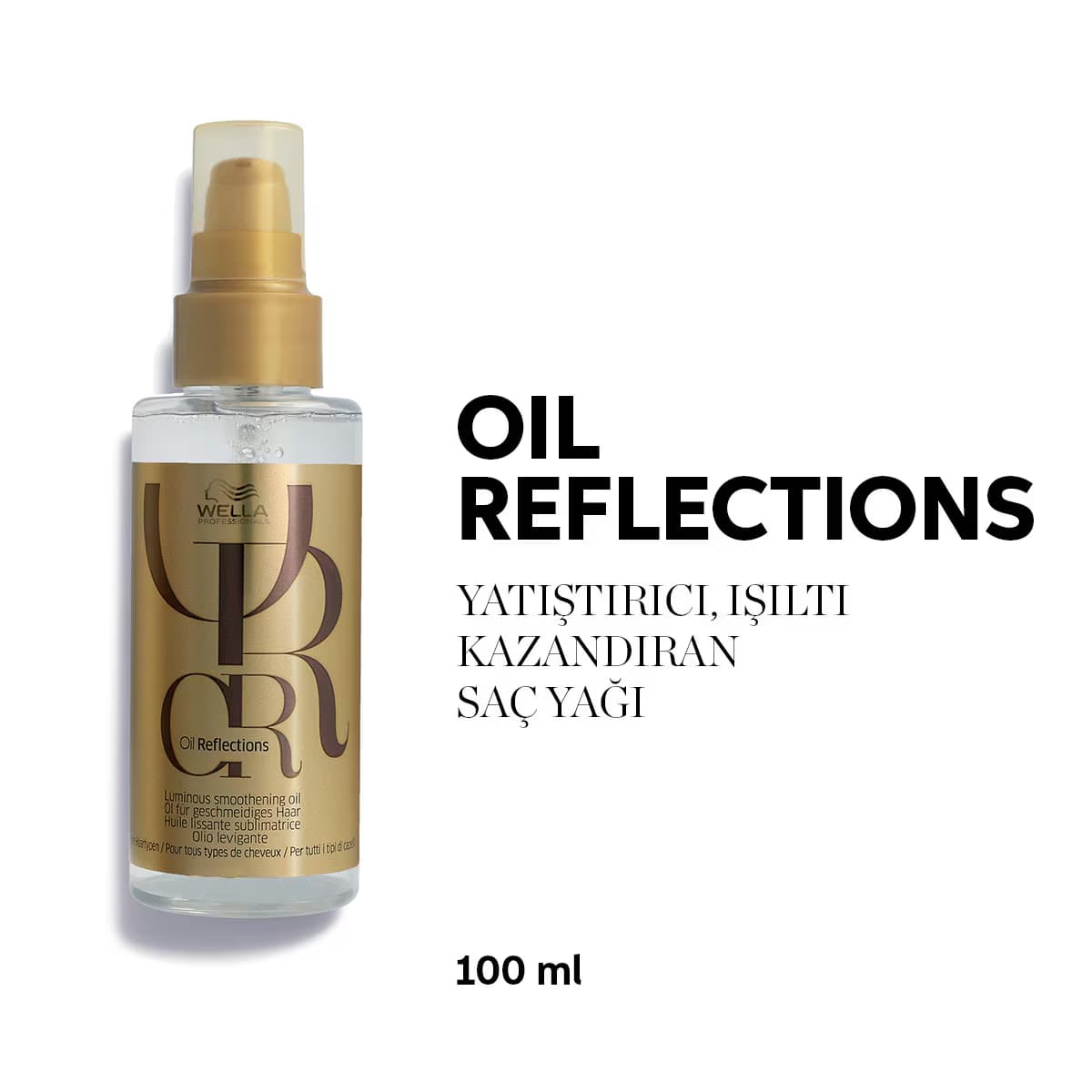 Wella Professionals Oil Reflections Işıltı Sağlayan Pürüzsüzleştirici Saç Yağı 100 ml