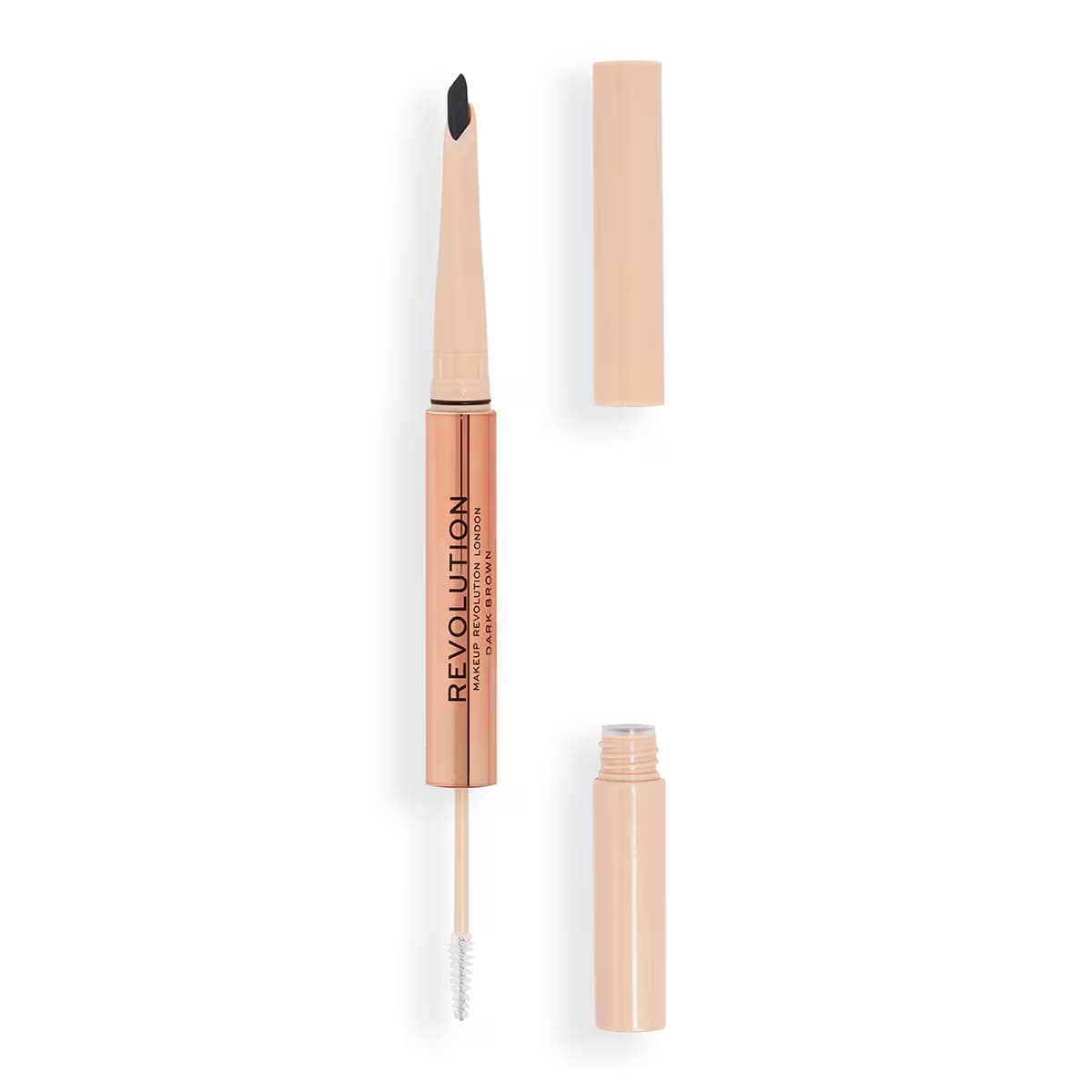 Revolution Fluffy Brow Duo Kaş Kalemi ve Kaş Maskarası Dark Brown