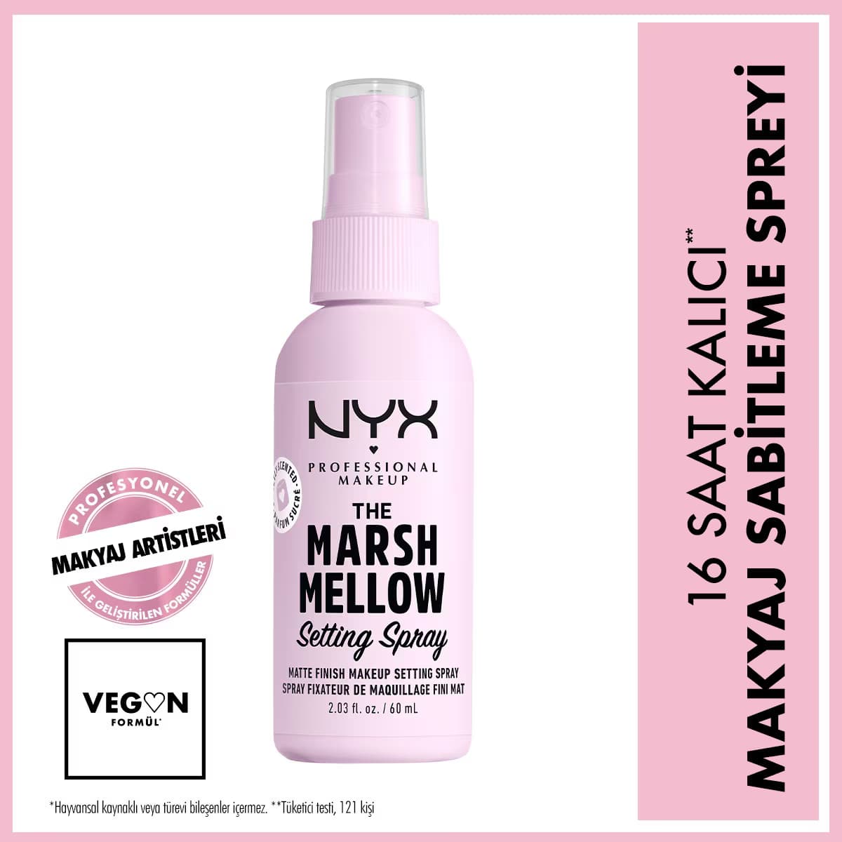 Nyx Professional Makeup Marshmellow Makyaj Sabitleme Spreyi