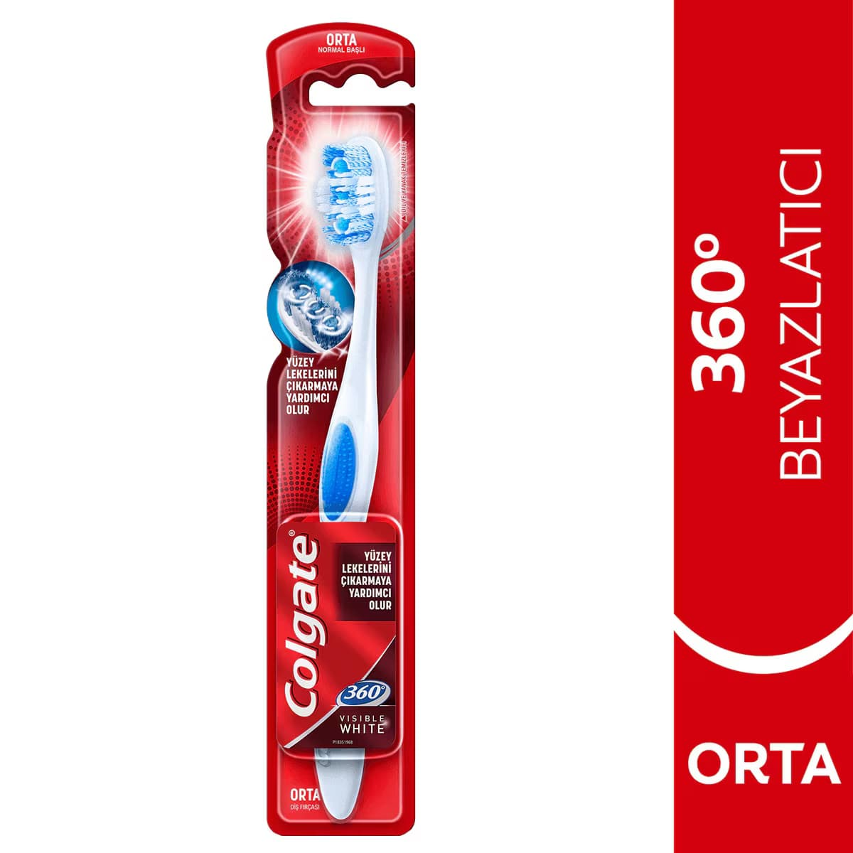Colgate 360 Visible White Tekli Diş Firçası
