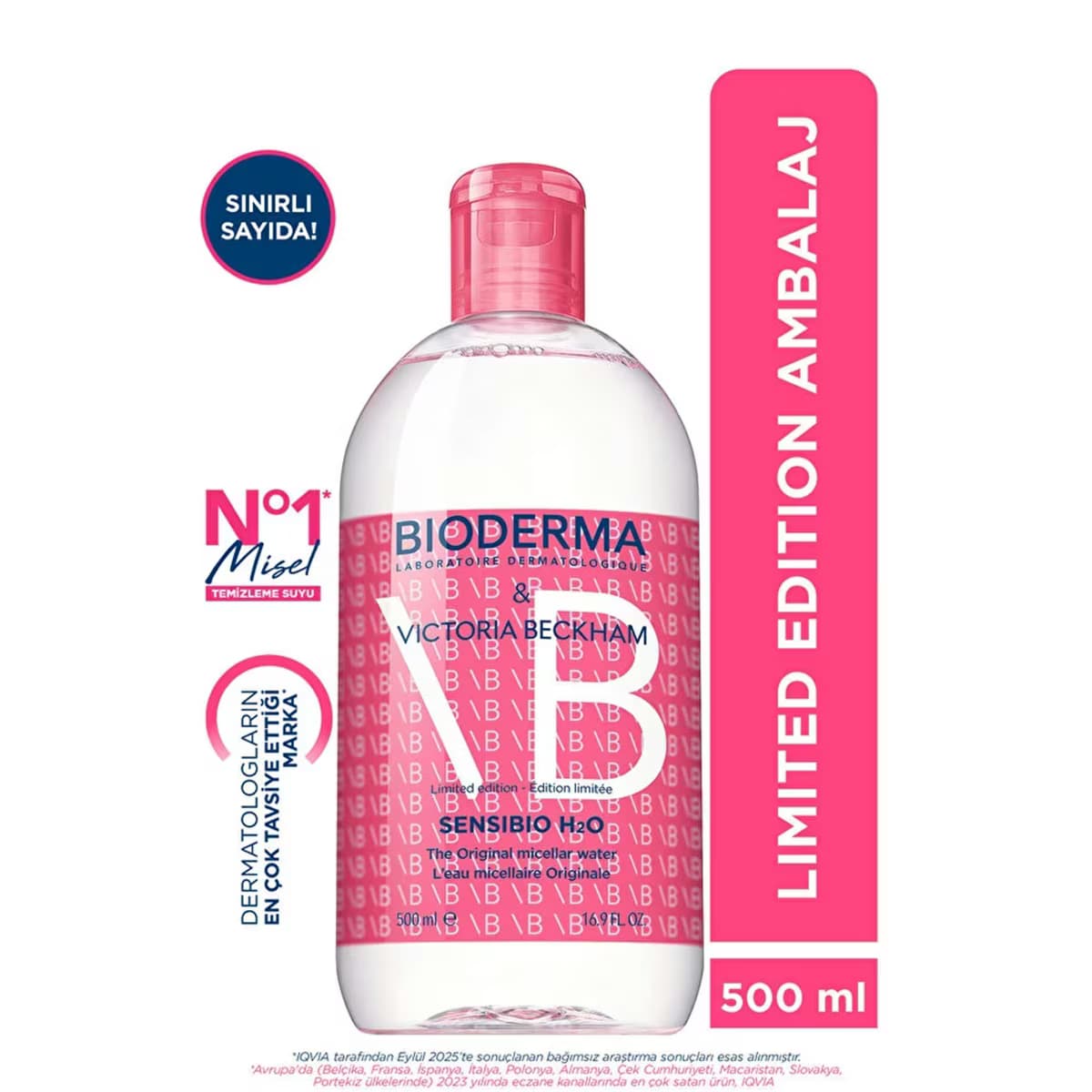 Bioderma Sensibio H2O Makyaj Temizleyici Su 500 ml