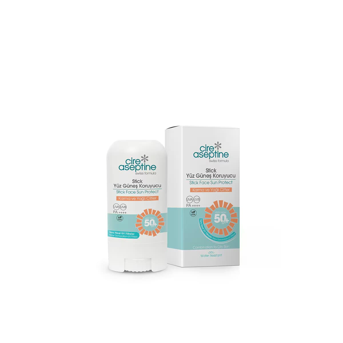 Cire Aseptine Stick Güneş Kremi Karma Yağlı Ciltler 50 SPF 15 ml