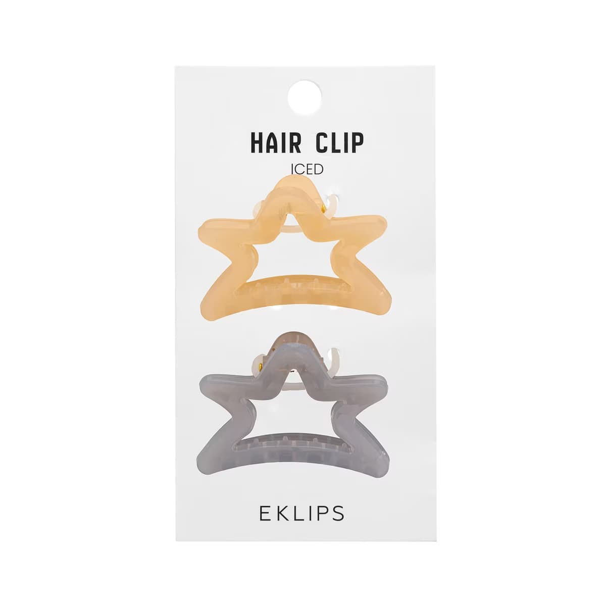 Eklips 2'li Buzlu Yıldız Toka Pastel - Gratis