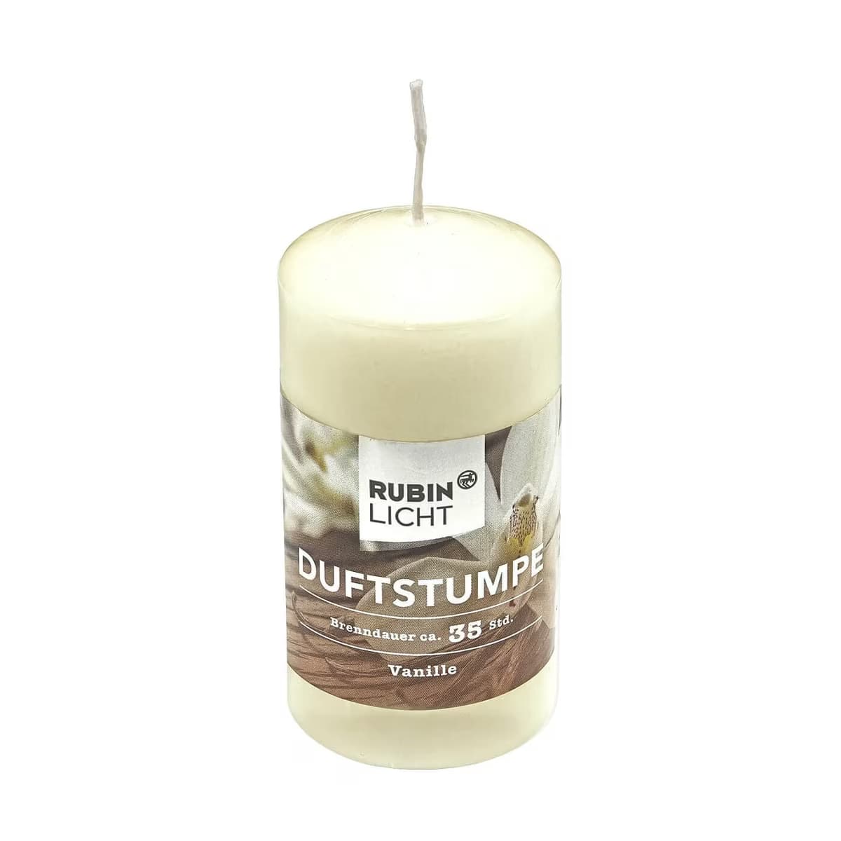 Rubin Licht Kokulu Silindir Mum Bourbon & Vanilya 110x60 mm