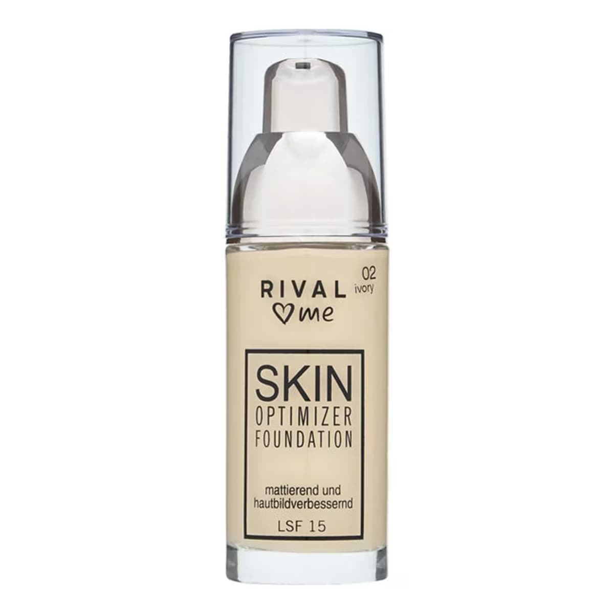 Rival Loves Me Fondöten Skin Optimizer No:02 Ivory 30 ml