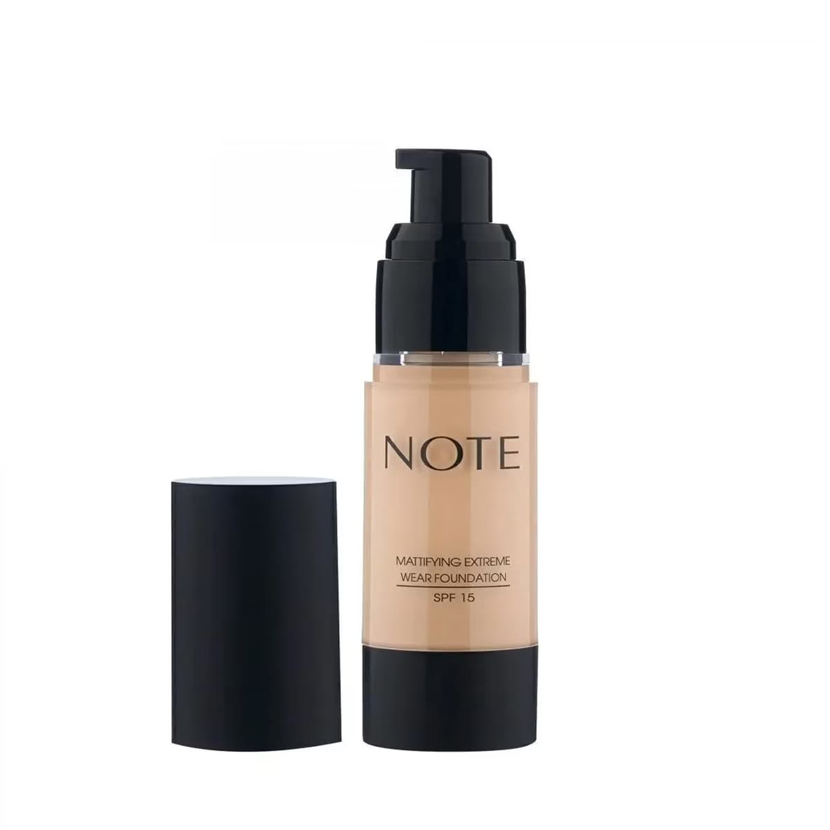 Note Mattifying Extreme Wear Fondöten 02 Natural Beige