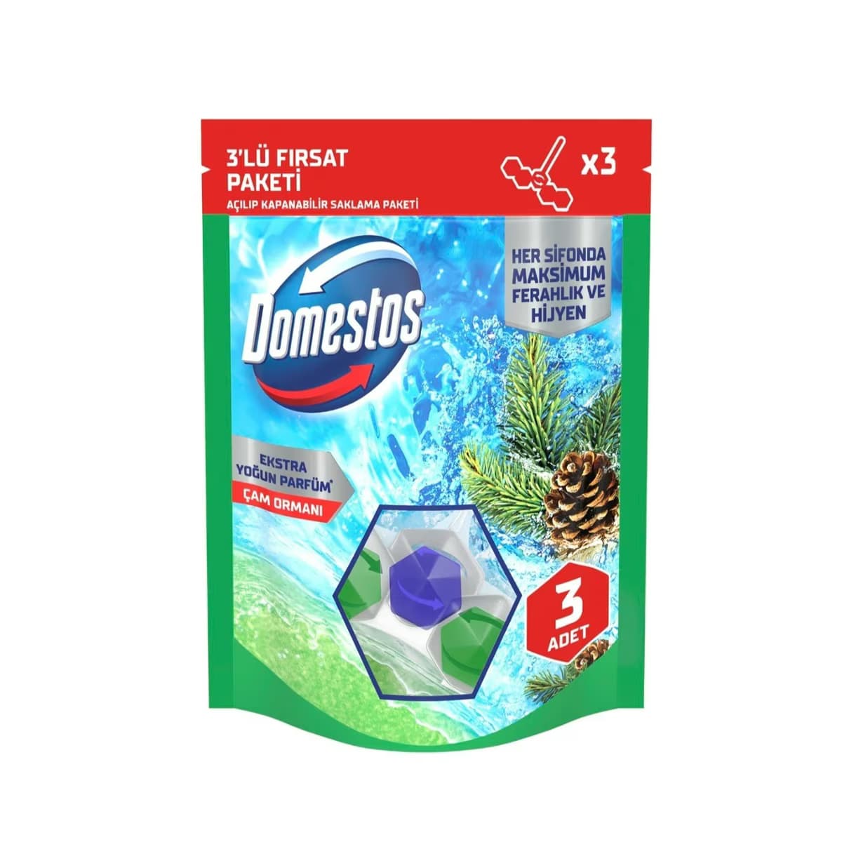 Domestos Wc Blok Çam Ormanı 3‘lü