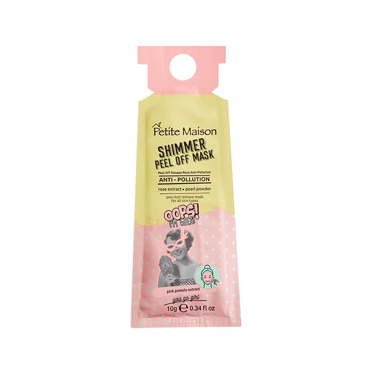 Petite Maison Kirlilik Karşıtı Işıltılı Soyulabilir Maske 10 gr - Gratis