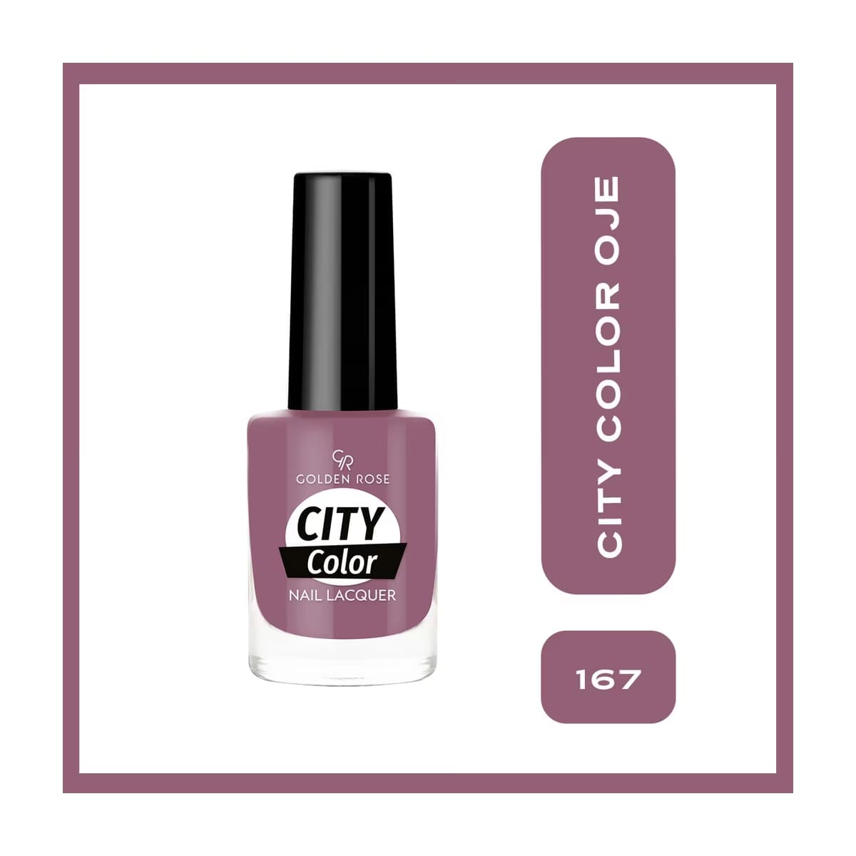Golden Rose City Color Nail Lacquer Oje 167 - Gratis