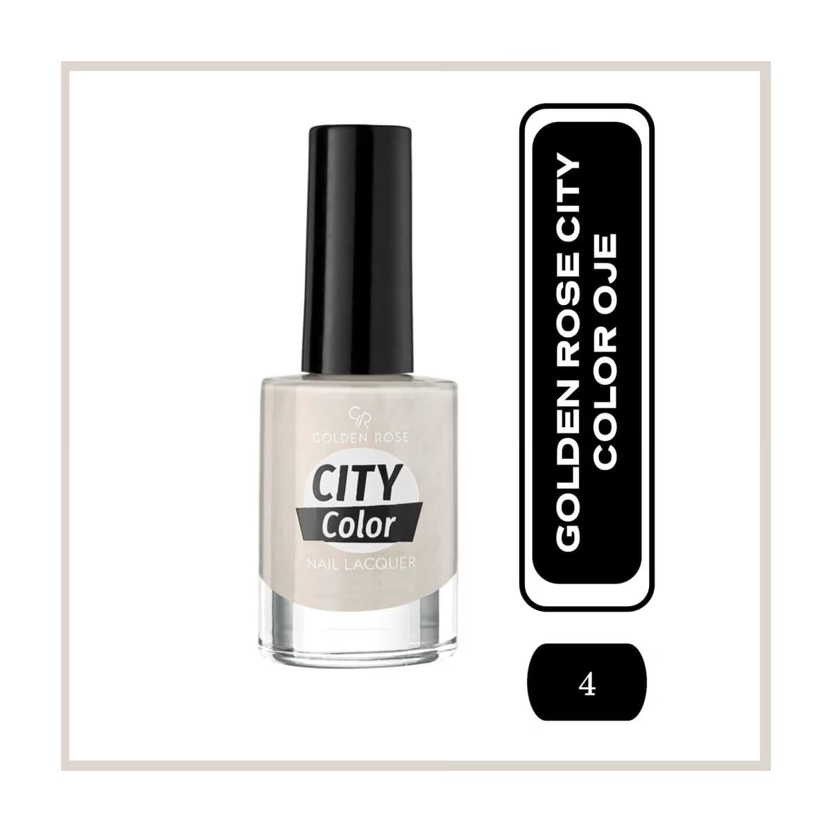 Golden Rose City Color Nail Lacquer Oje 04 - Gratis