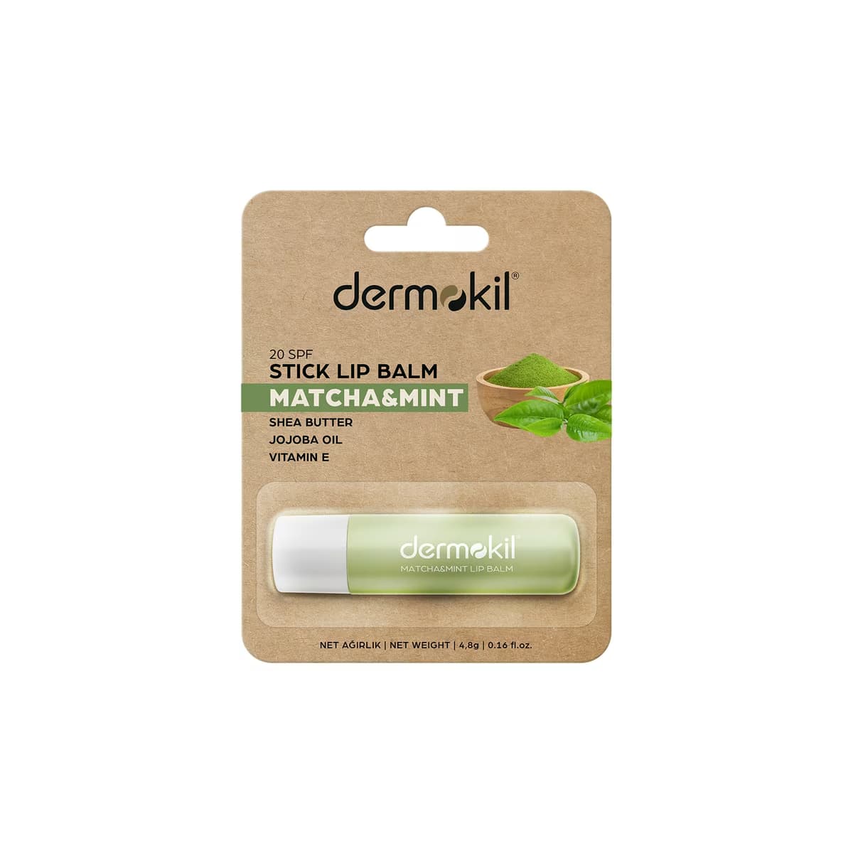 Dermokil Matcha Mint Lip Balm 4,8 gr - Gratis