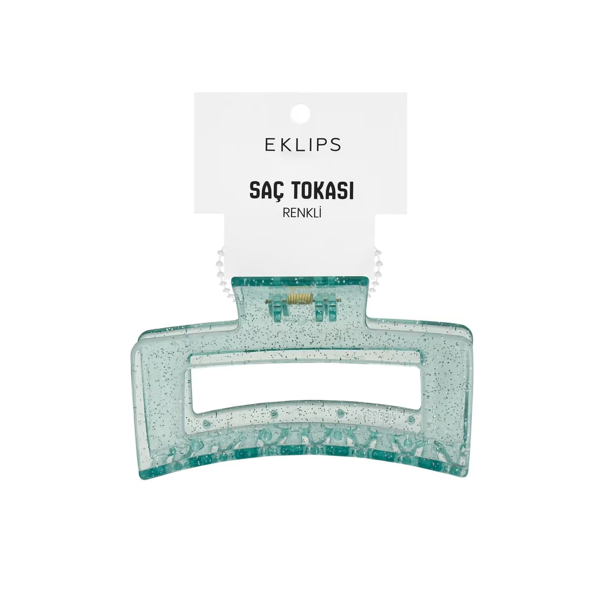 Eklips Dikdörtgen Mandal Toka Simli Yeşil - Gratis