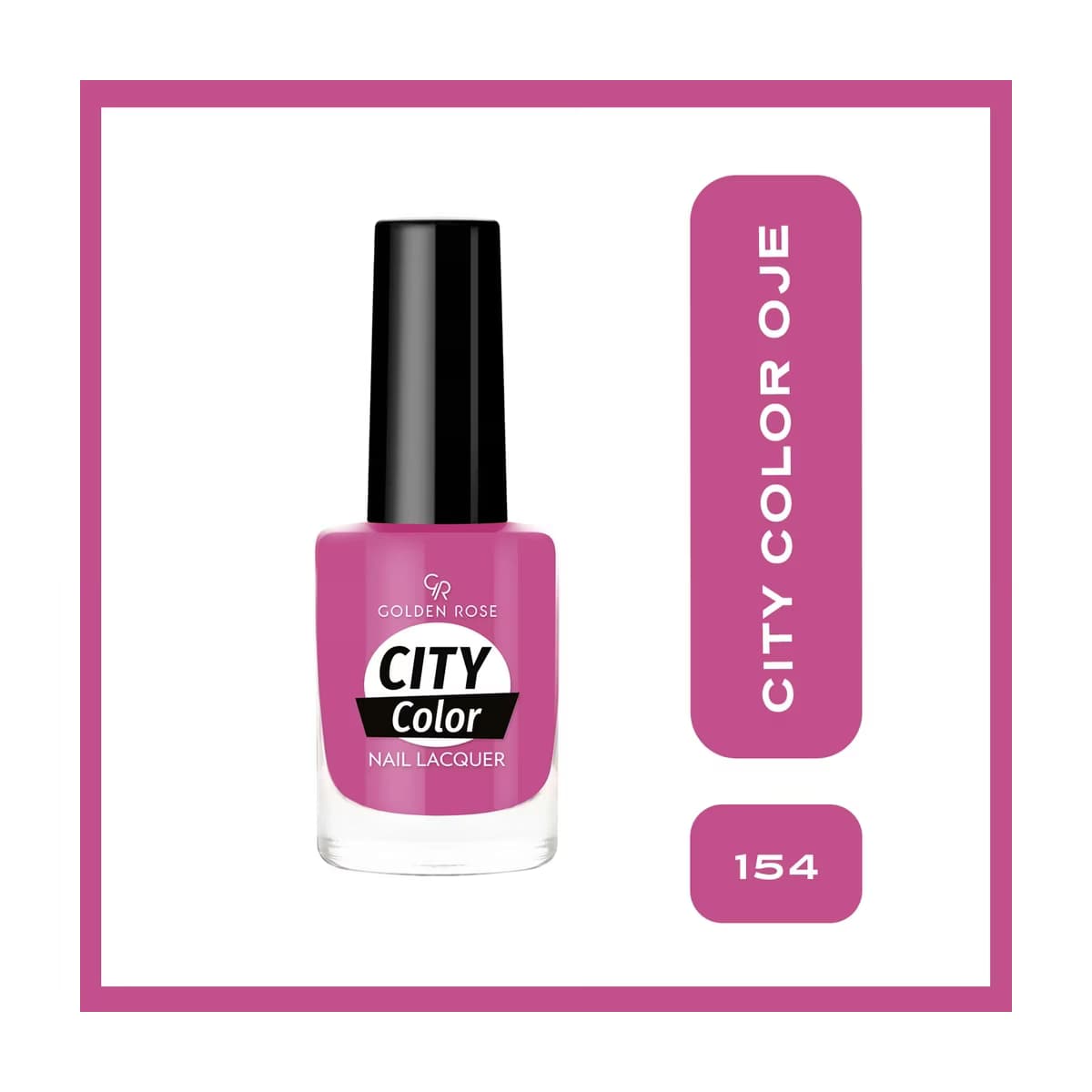 Golden Rose City Color Nail Lacquer Oje 154 - Gratis