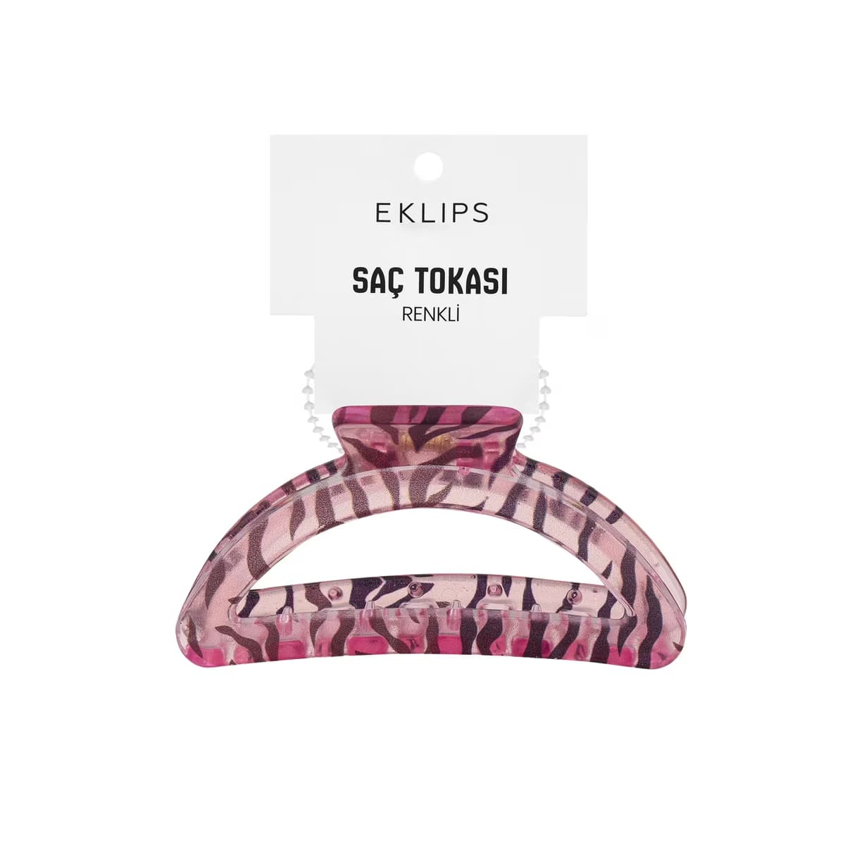 Eklips Zebra Oval Mandal Toka Pembe - Gratis