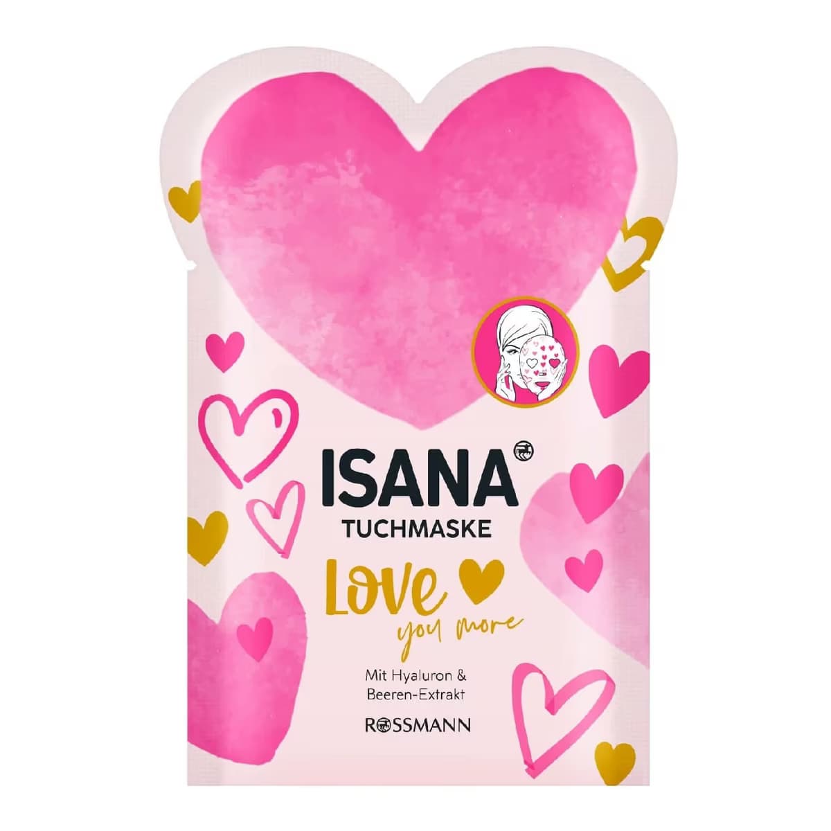 Isana Kağıt Maske Love You More, 1 Adet
