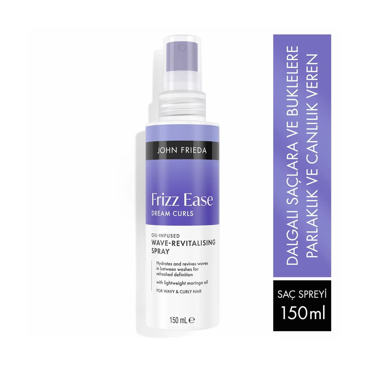 John Frieda Frizz Ease Dream Curls Kusursuz Bukleler Yağ Bazlı Canlandırıcı Sprey 150 ml
