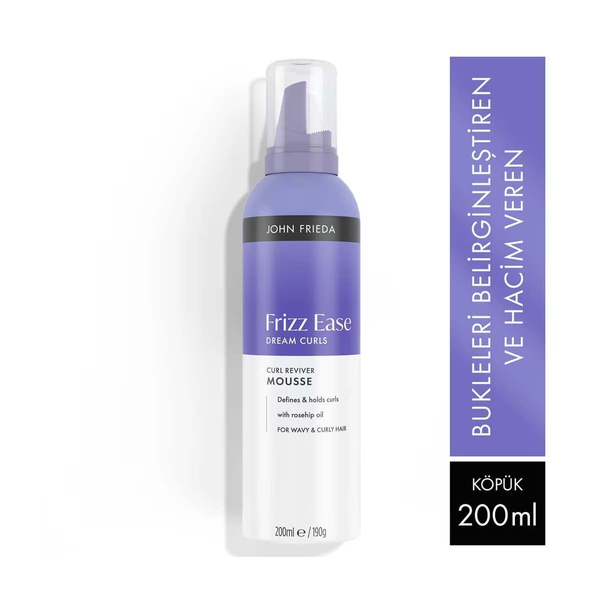 John Frieda Frizz Ease Dream Curls Kusursuz Bukleler Saç Köpüğü 200 ml
