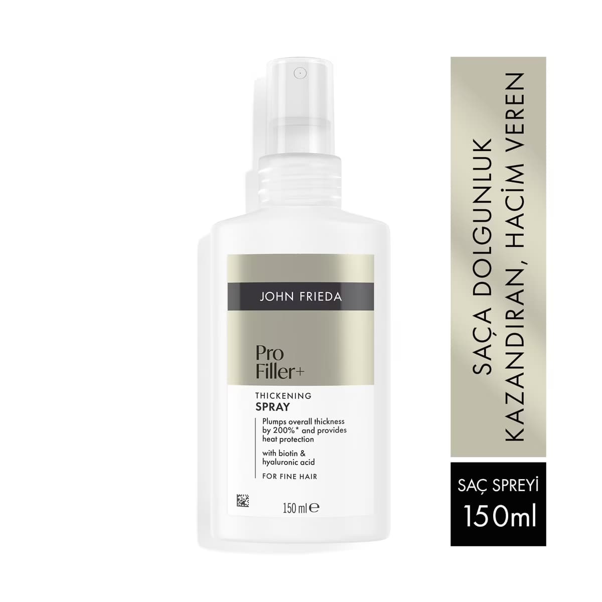 John Frieda PROfiller+ For Fine Hair Hacim Veren Durulanmayan Saç Bakım Spreyi 150 ml