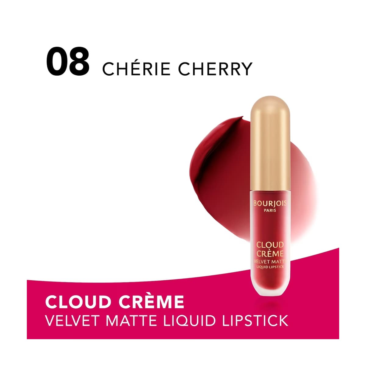 Bourjois Cloud Cream Likit Ruj 08 Cherie Cherry