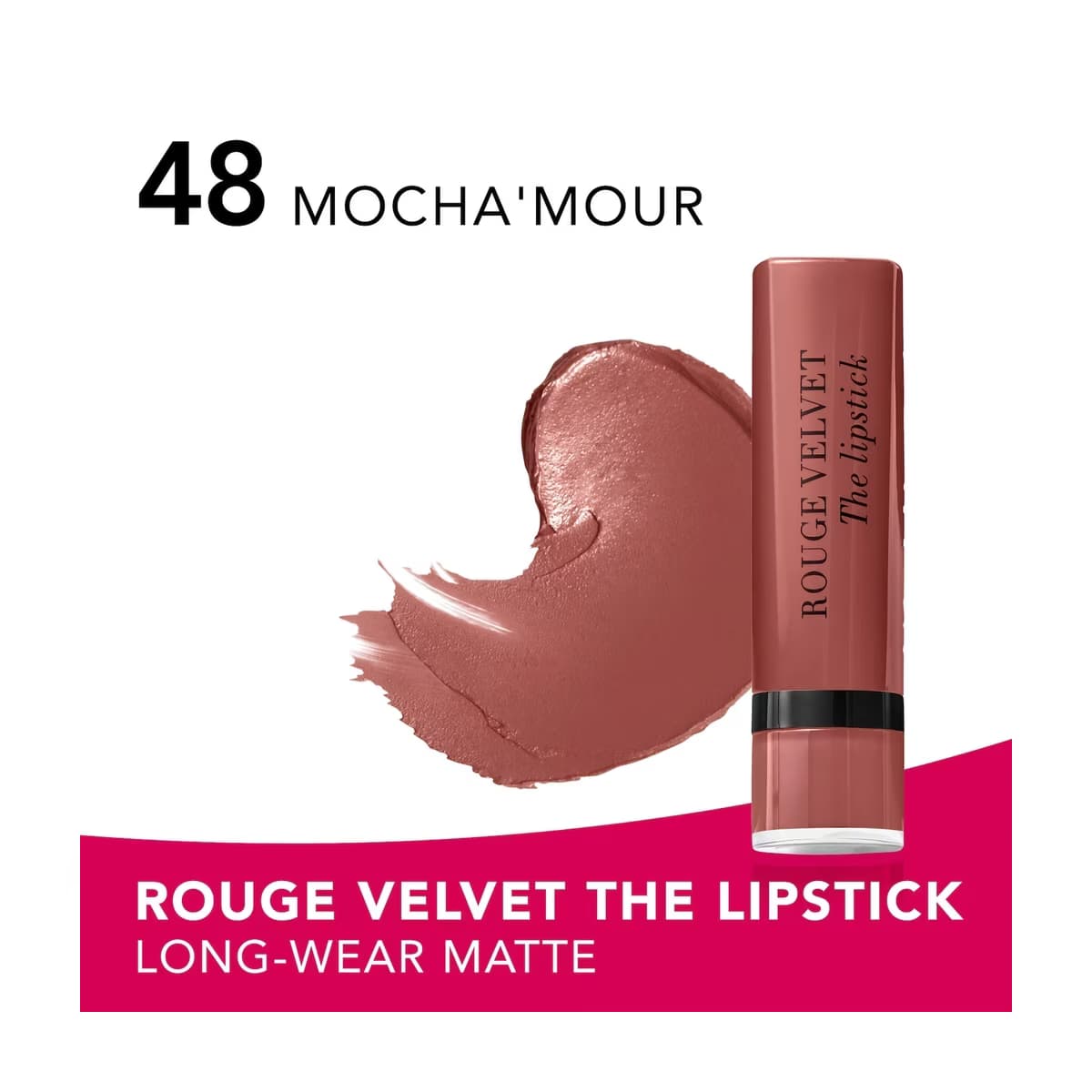 Bourjois Rouge Velvet Stick Ruj 48 Mocha'mour
