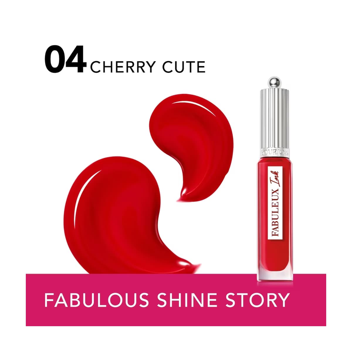 Bourjois Fabulous Shine Story Likit Ruj 04 Cherry Cute