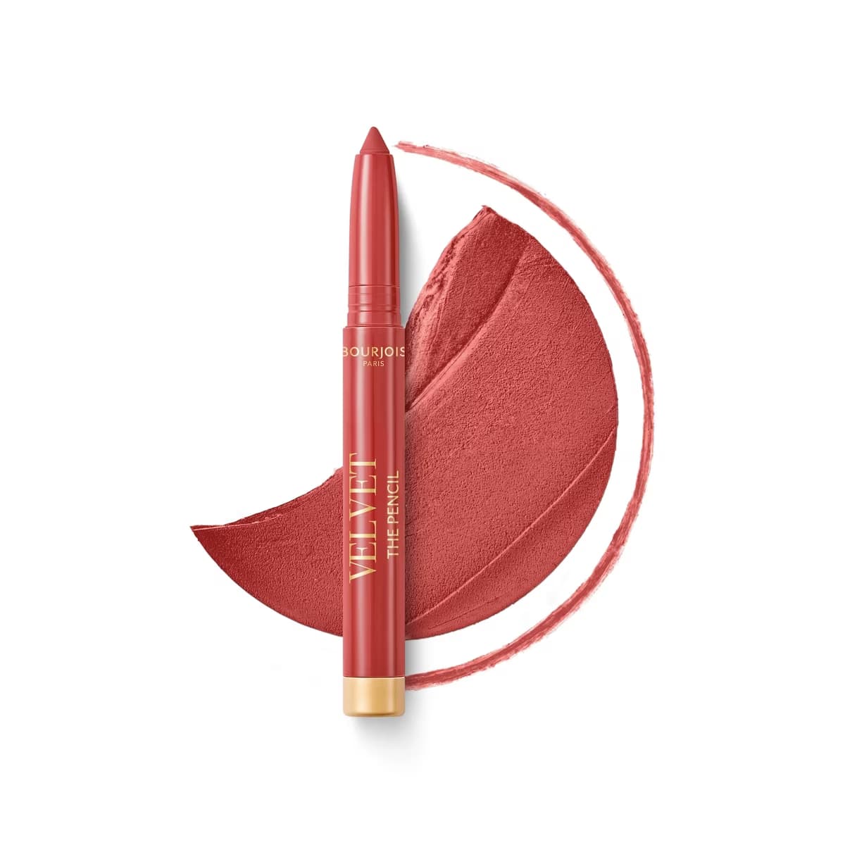 Bourjois Velvet The Pencil Kalem Ruj 04 Less Is Brown