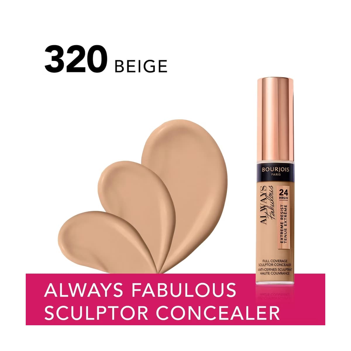Bourjois Always Fabulous Sculptor Kapatıcı 320 Beige