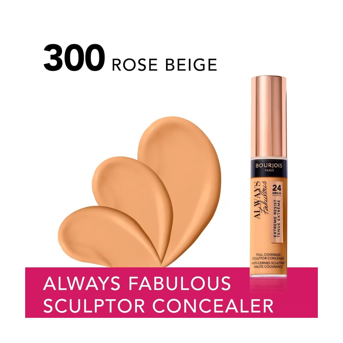 Bourjois Always Fabulous Sculptor Kapatıcı 300 Rose Beige