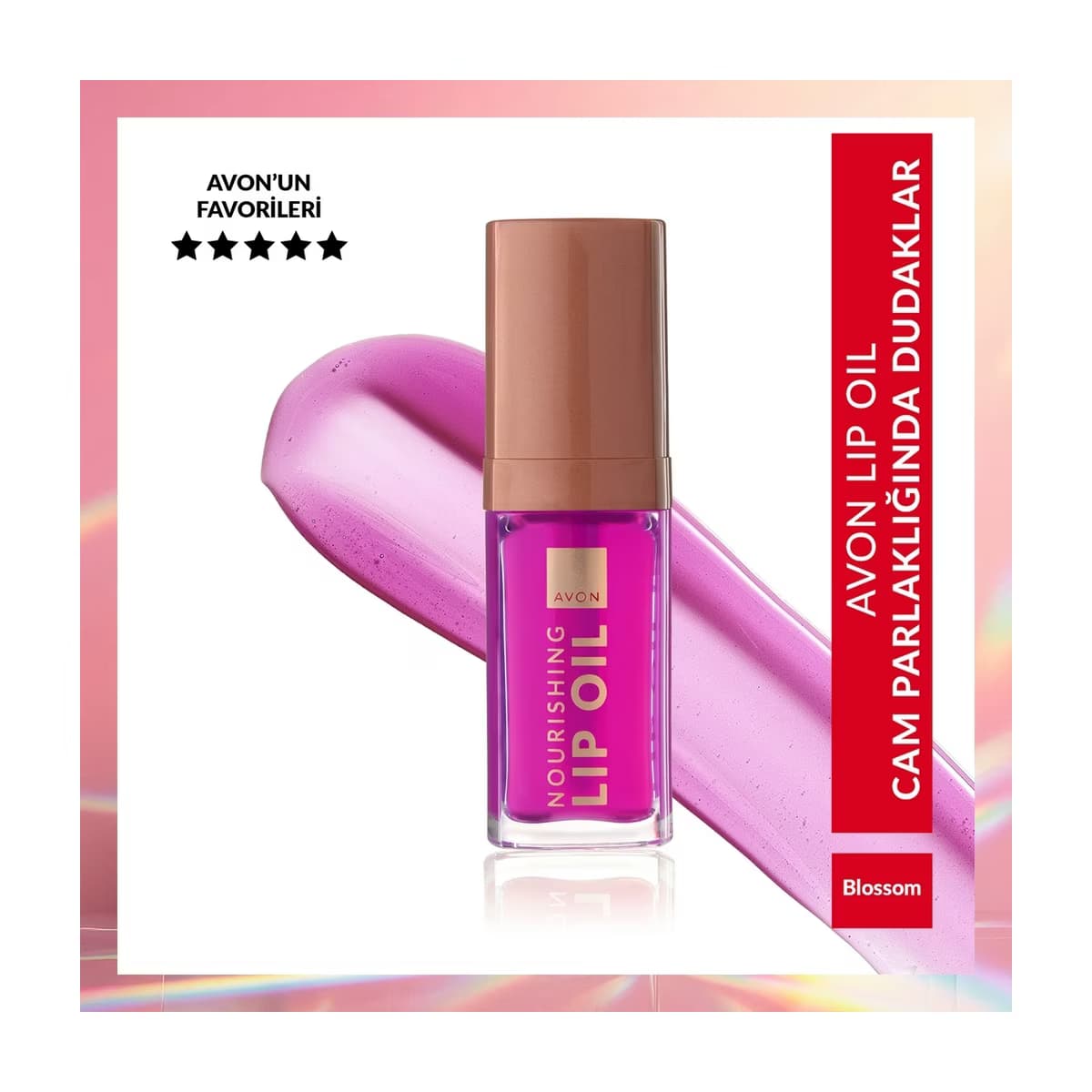 Avon Lip Oil Besleyici Dudak Bakım Yağı Blossom