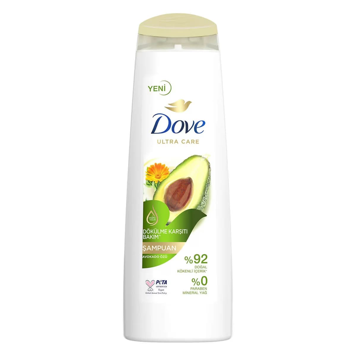 Dove Ultra Care Saç Bakım Şampuanı Dökülme Karşıtı Bakım, Avokado Özü 400 ml