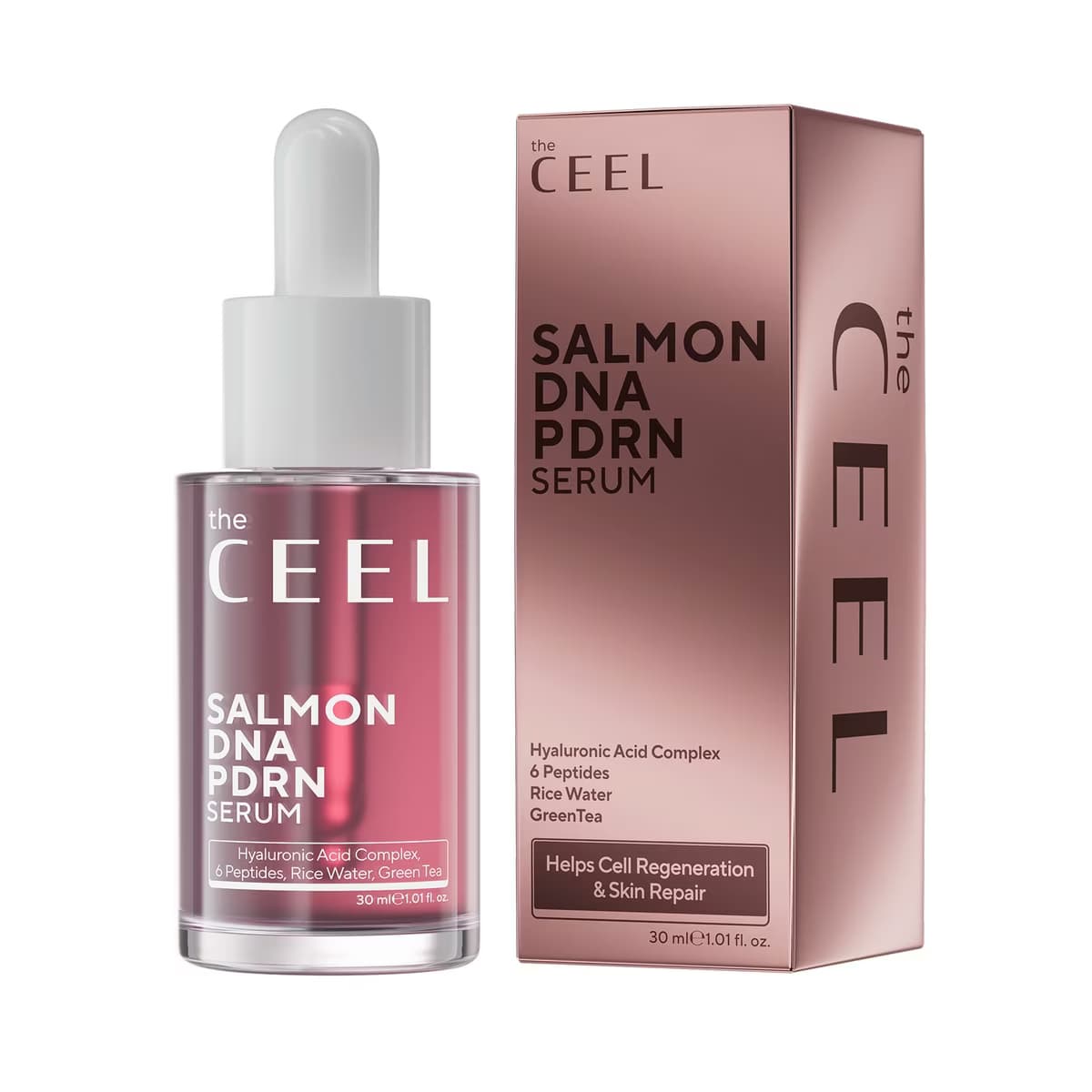 The Ceel Salmon DNA PDRN Yoğun Nem ve Cilt Bakım Serumu 30 ml