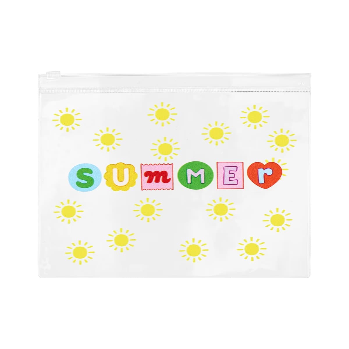Eklips Güneş Summer Şeffaf Clutch Çanta