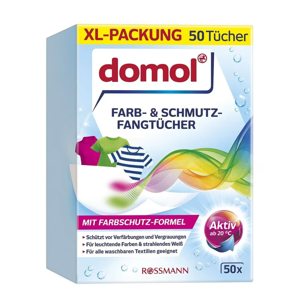 Domol Renk Ayırıcı Mendil Çamaşır Makinesi İçin 50