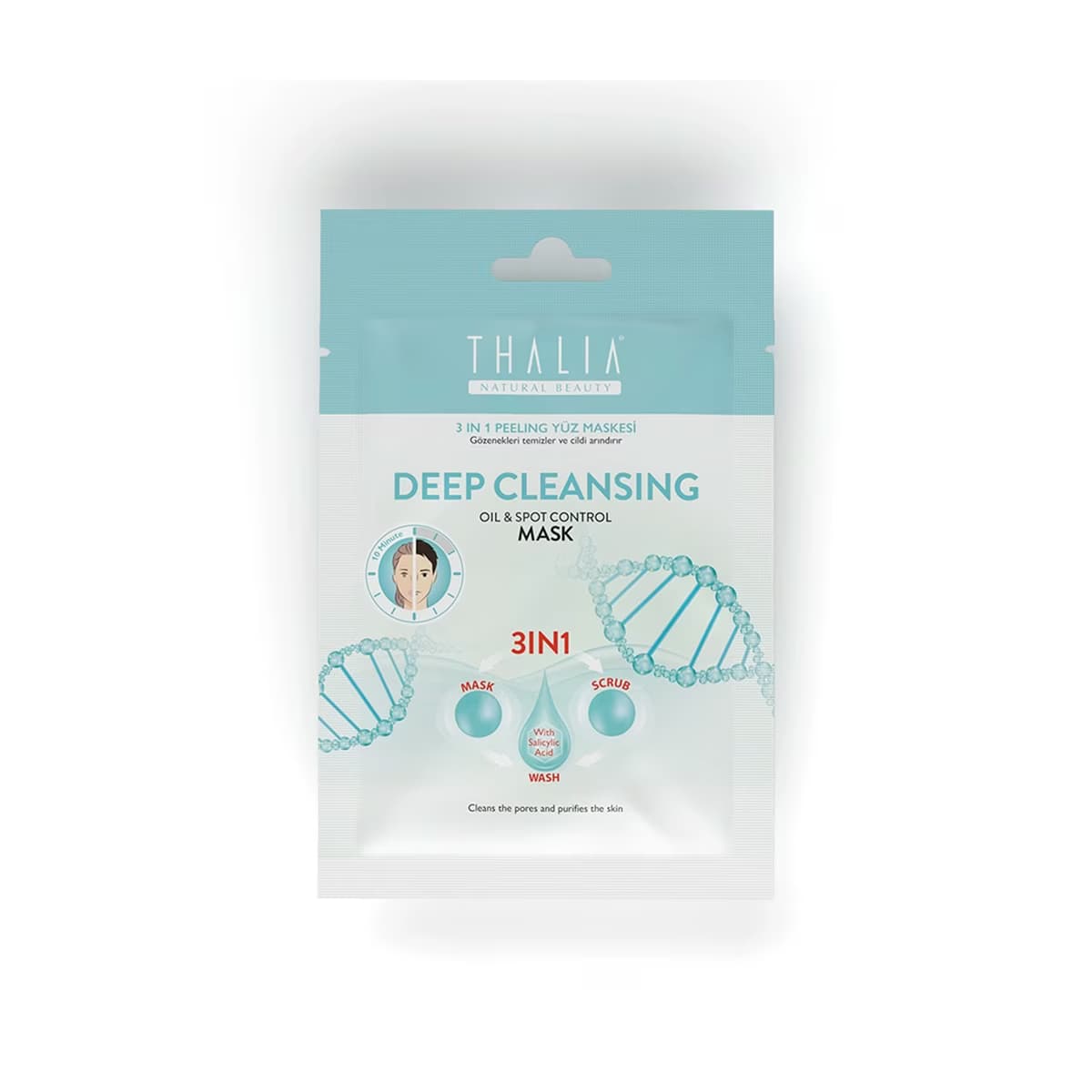 Thalia 3 in 1 Deep Cleansing Peeling Yüz Maskesi 15 ml