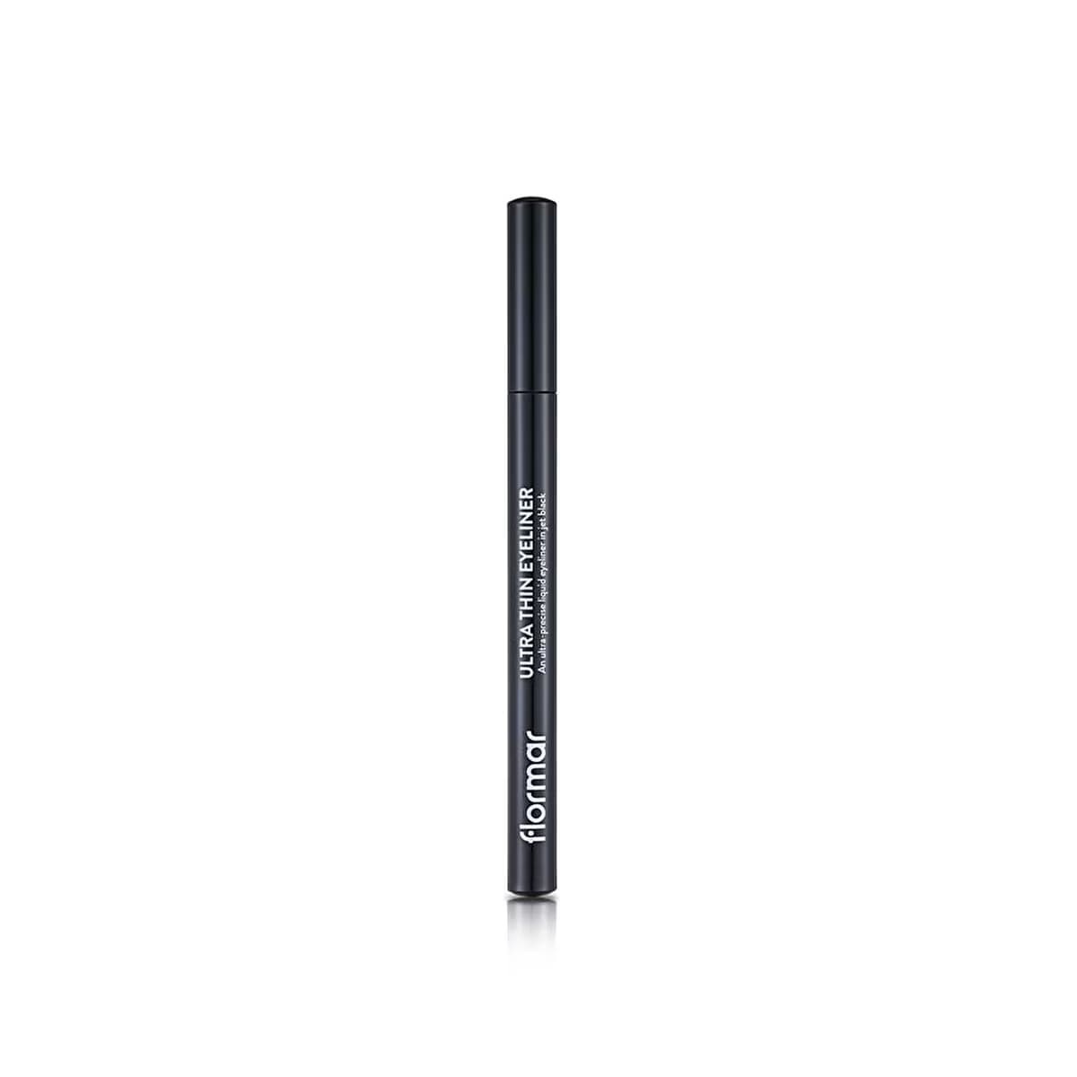 Flormar Ultra Thin İnce Keçe Uçlu Mat Kalem Eyeliner 001 Black - Gratis