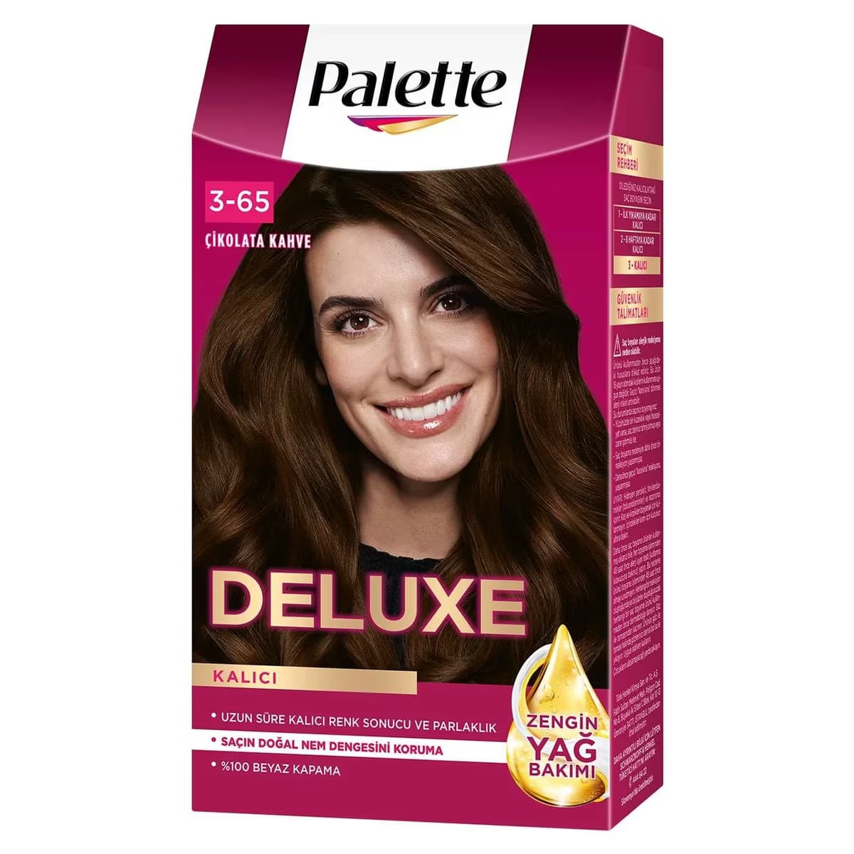 Palette Deluxe Saç Boyası Çikolata Kahve No: 3-65 50 ml