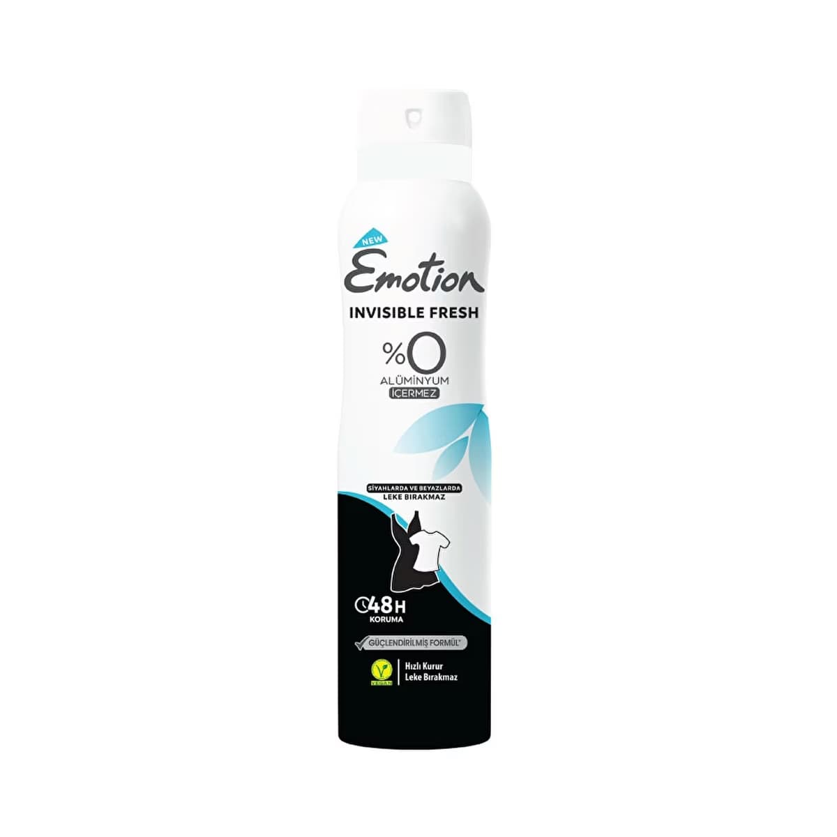 Emotion Black&White Invisible Fresh Kadın Deodorant Sprey 150 ml - Gratis