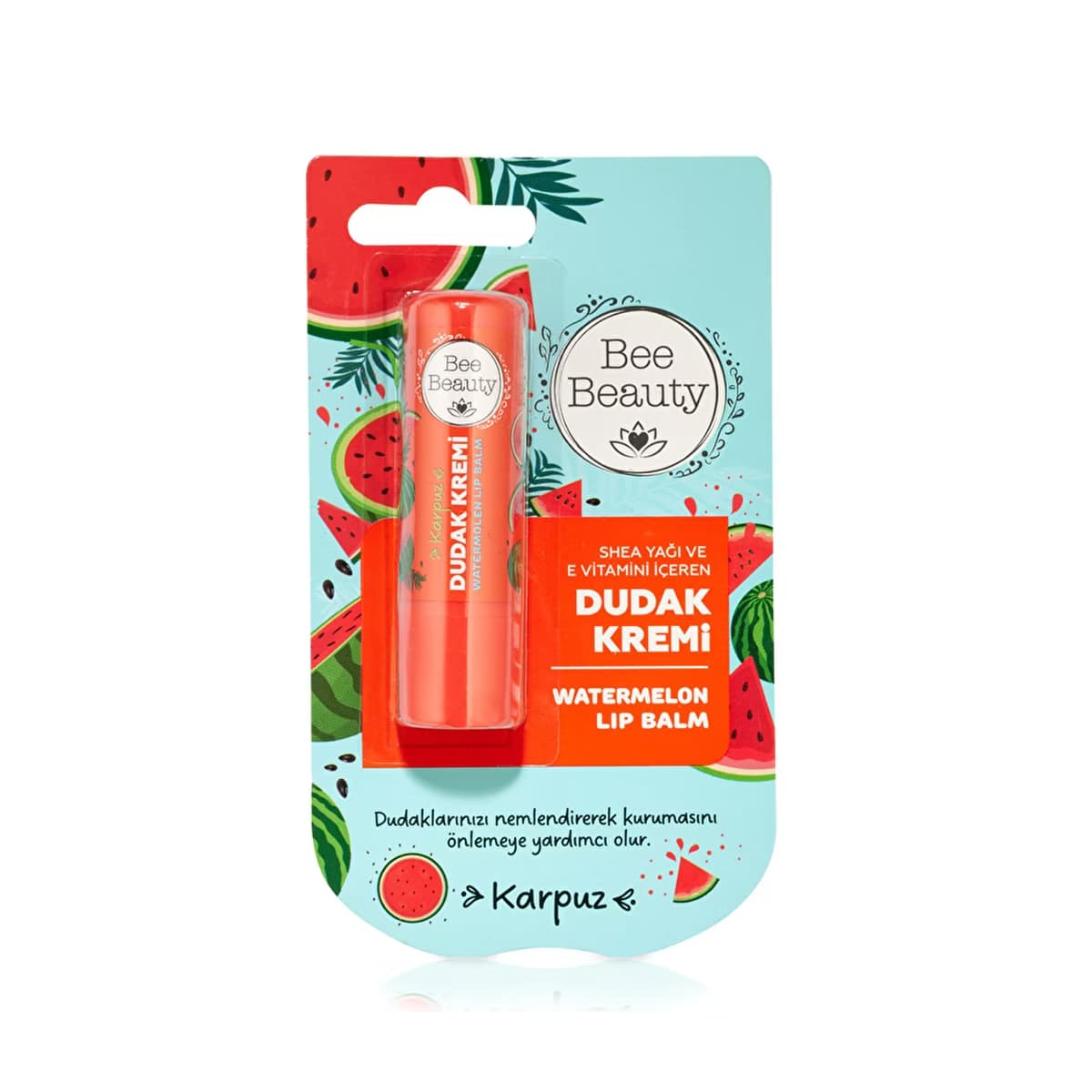 Bee Beauty Dudak Kremi Karpuz - Gratis