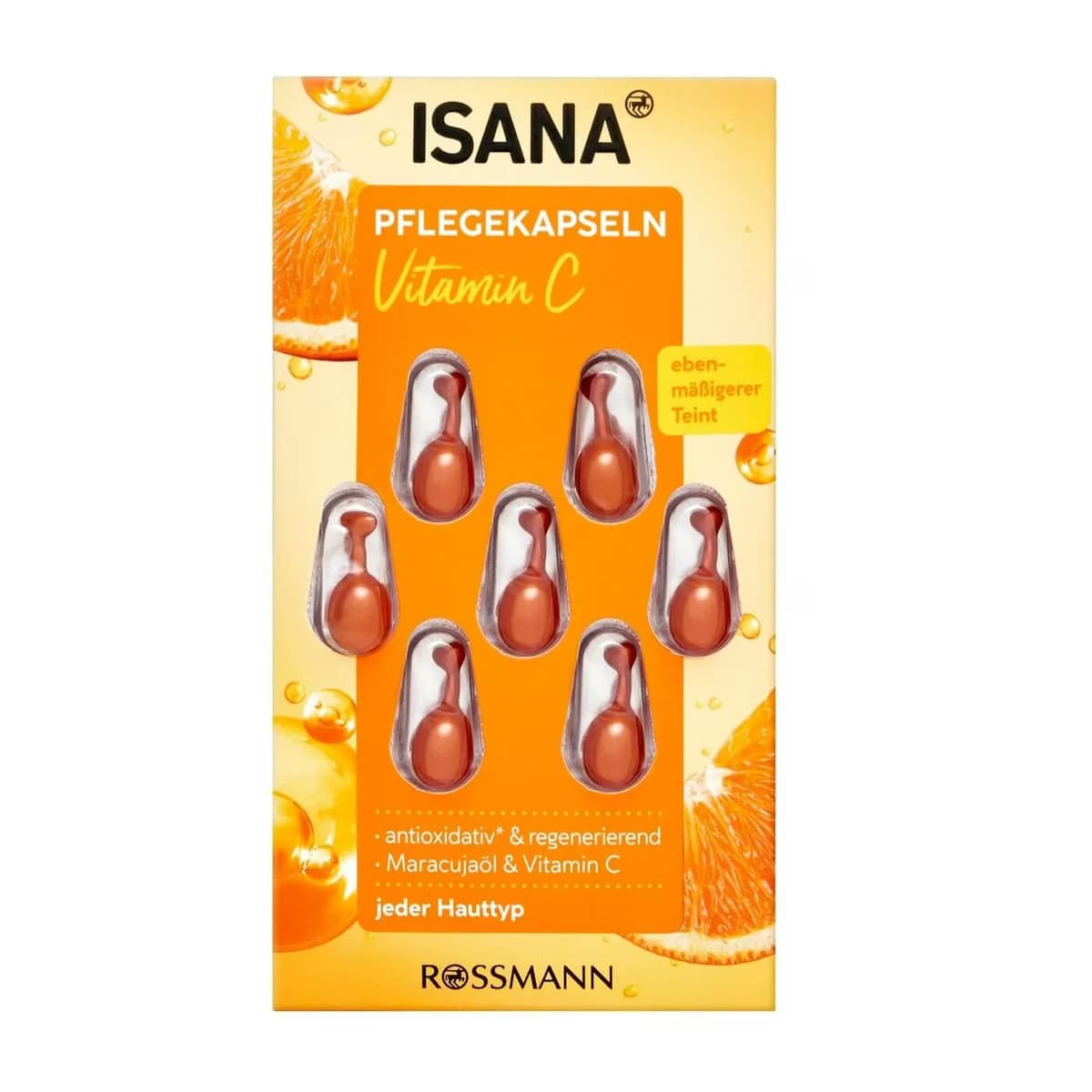 Isana Kapsül Serum Vitamin C & Maracuja Yağı 7x0,38 ml