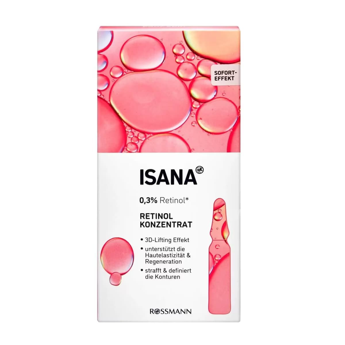 Isana Love Your Skin Bakım Ampulü Retinol 7x2 ml