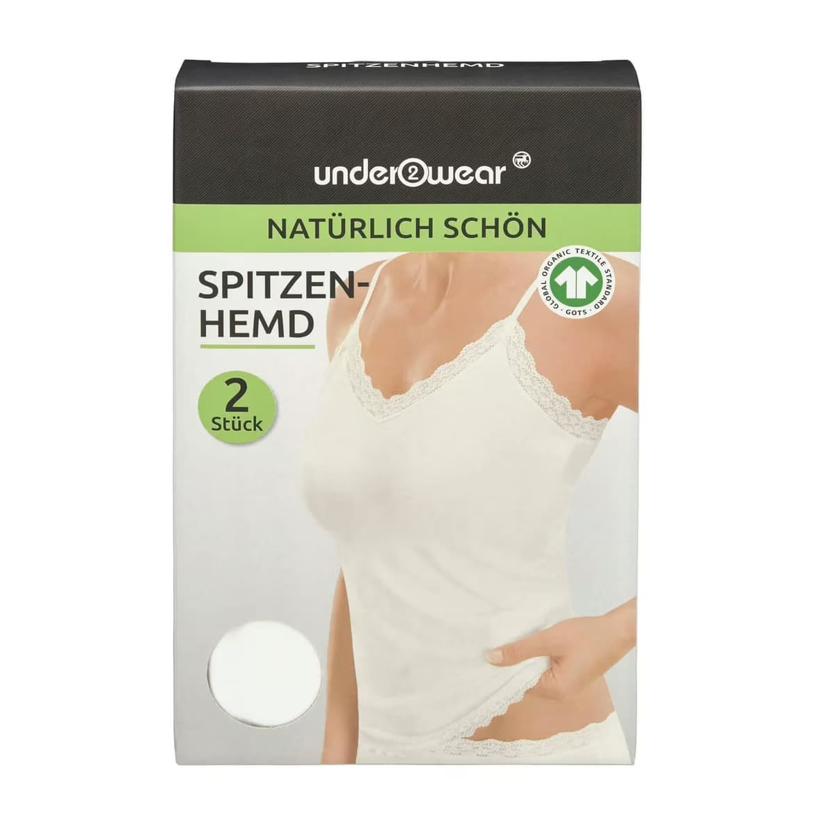 Underwear Kadın Dantelli Atlet 2'li Beyaz M Beden