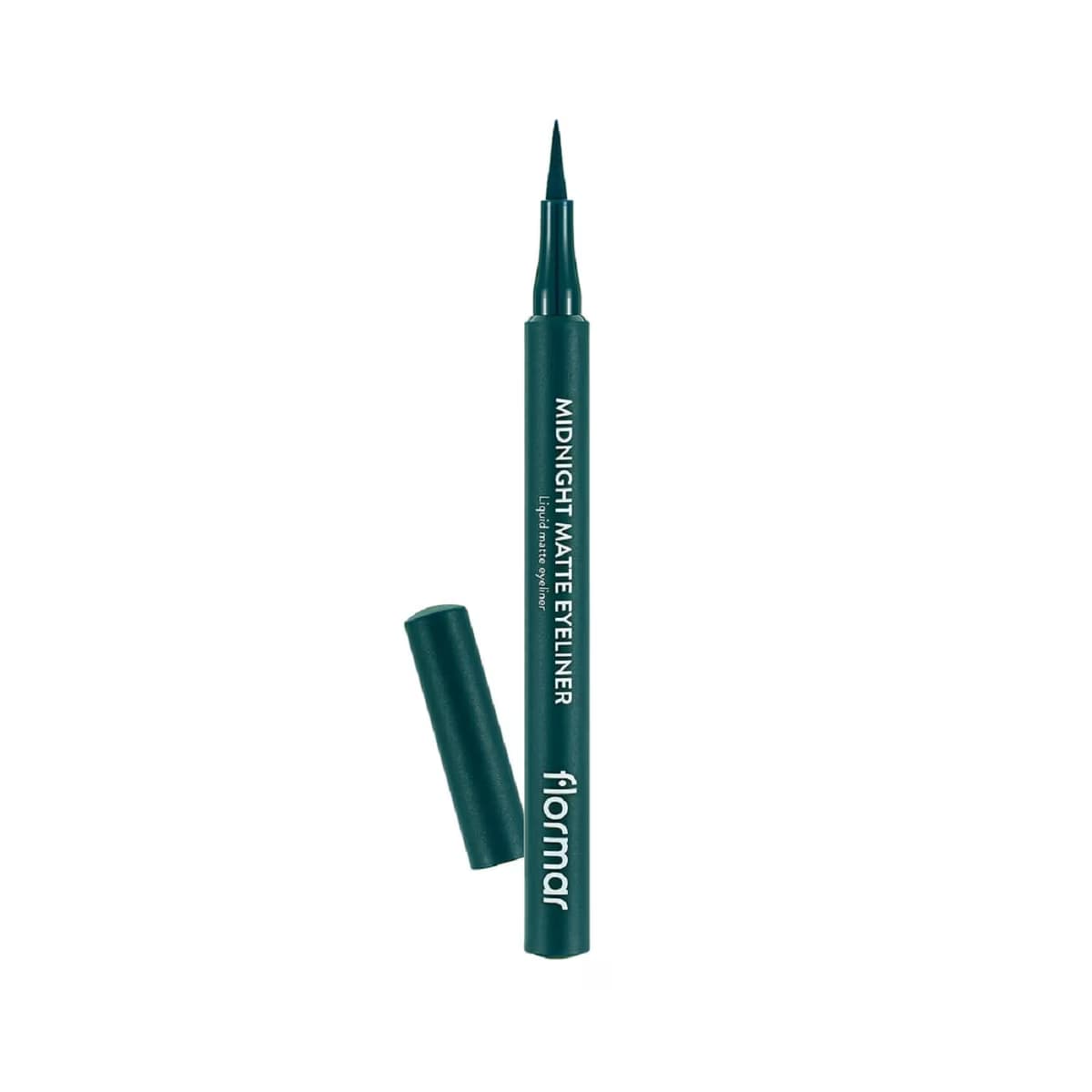 Flormar Midnight Matte Yüksek Pigmentli & Mat Bitişli Likit Göz Kalemi 004 Green