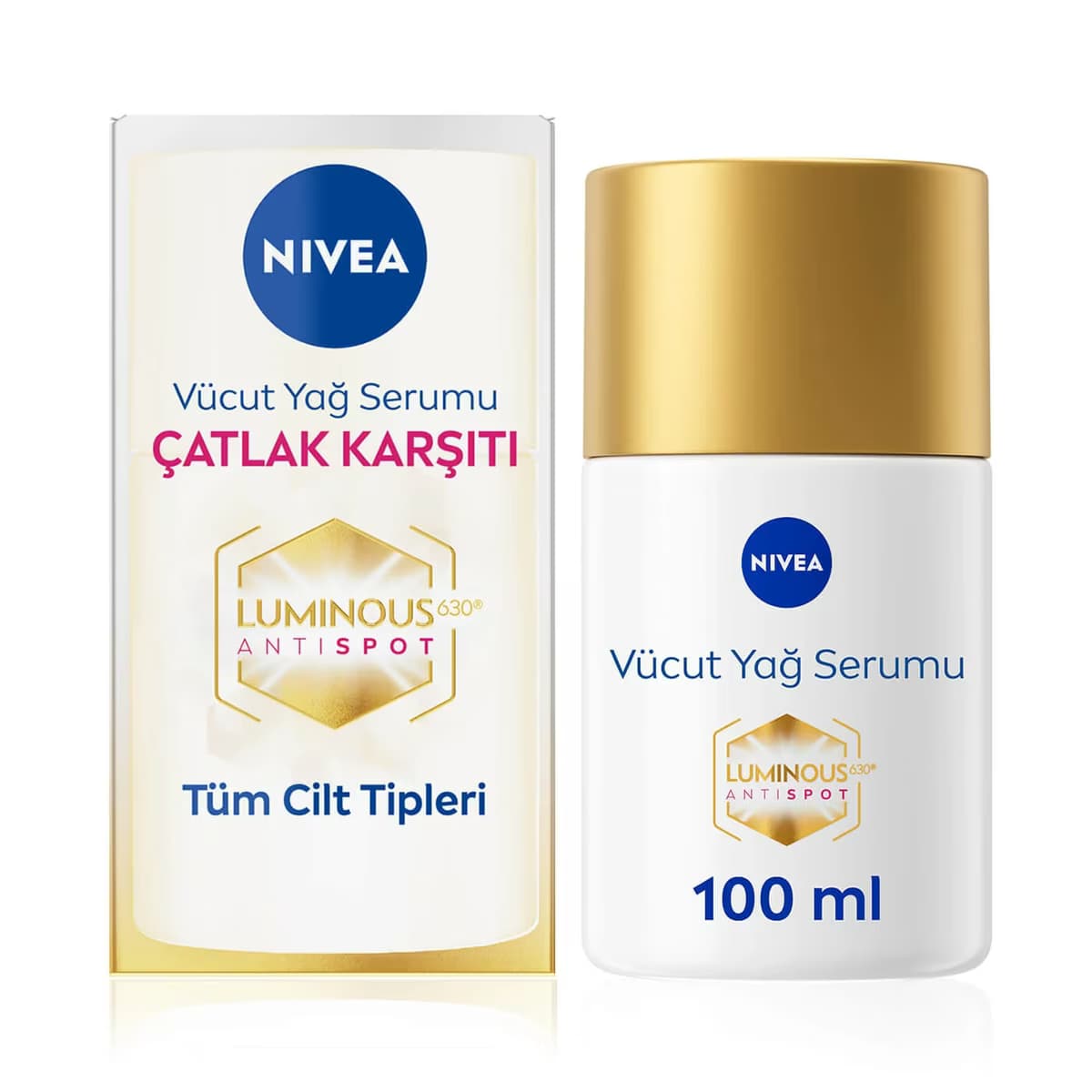 Nivea Luminous630 Çatlak Karşıtı Vücut Yağ Serumu 100 ml
