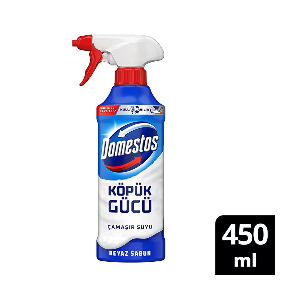 Domestos Köpük Gücü Köpük Çamaşır Suyu Beyaz Sabun 450 ml - Gratis
