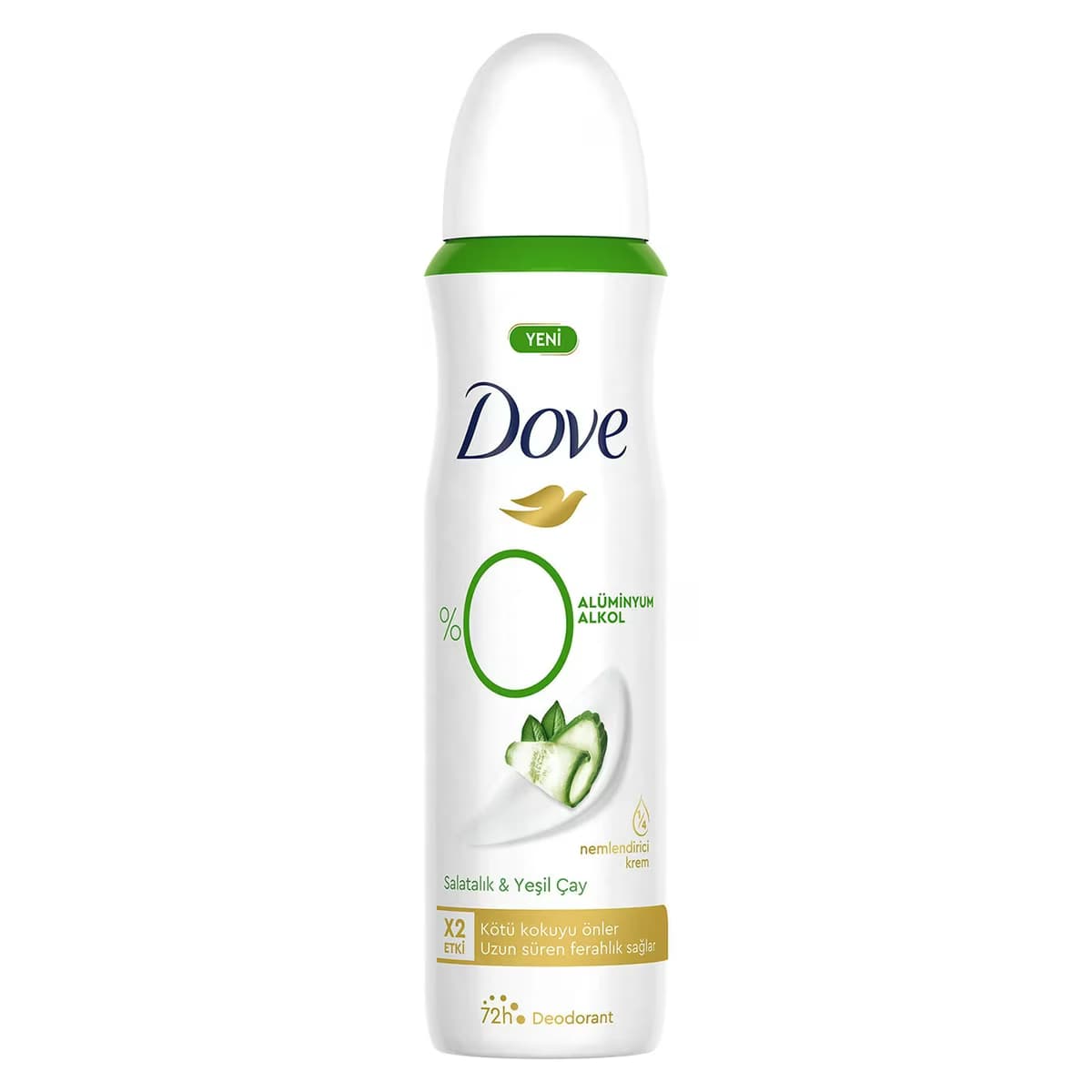 Dove Deodorant %0 Alüminyum Salatalık & Yeşil Çay 150 ml