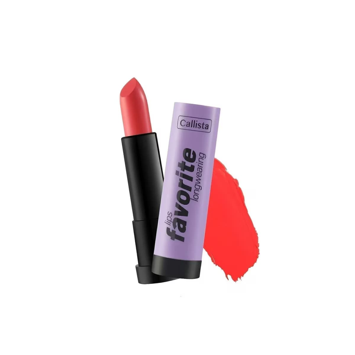 Callista Lips Favorite Longwearing Lipstick Ruj 304 Tangerino Pembe