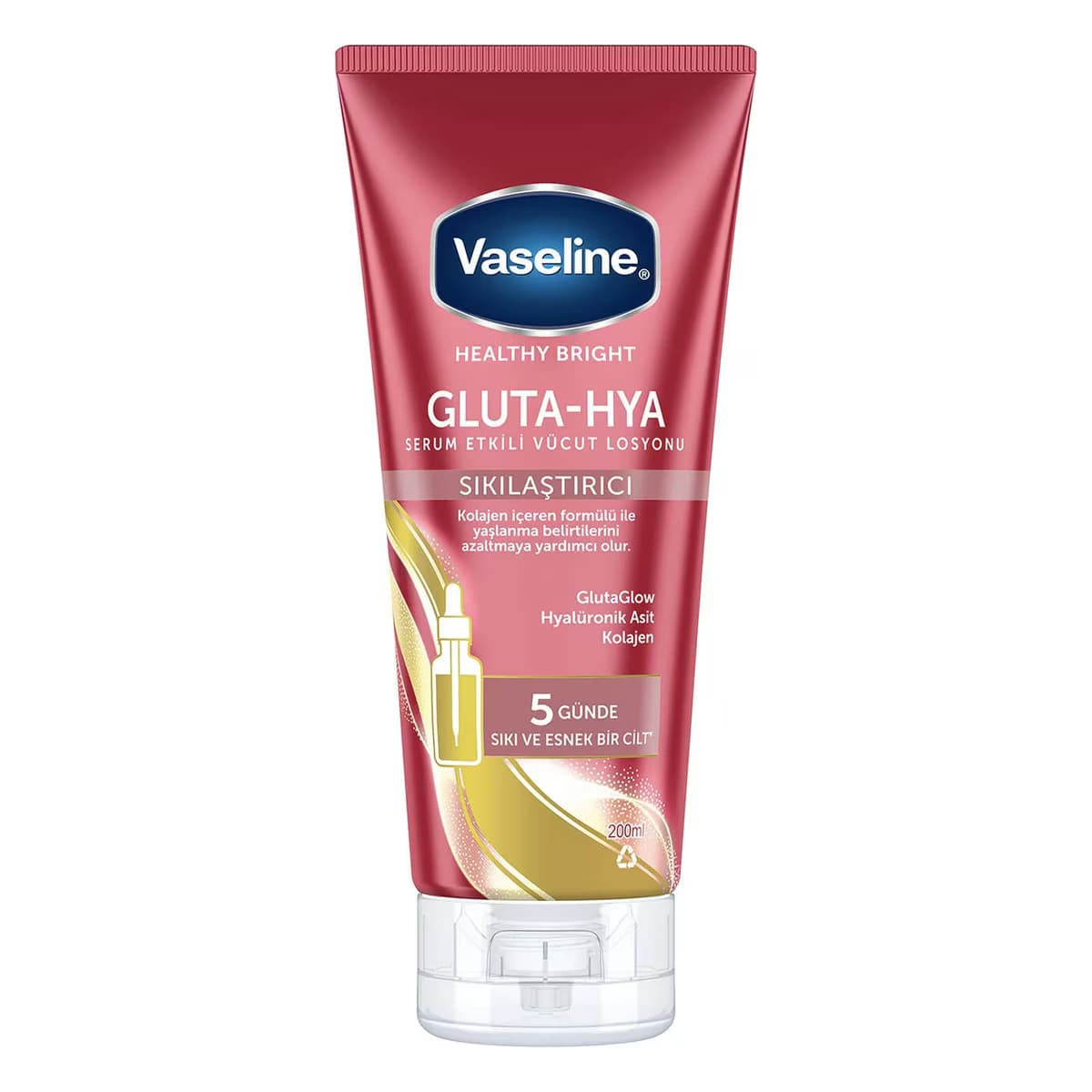 Vaseline Gluta-Hya Sıkılaştırıcı Vücut Losyonu 200 ml