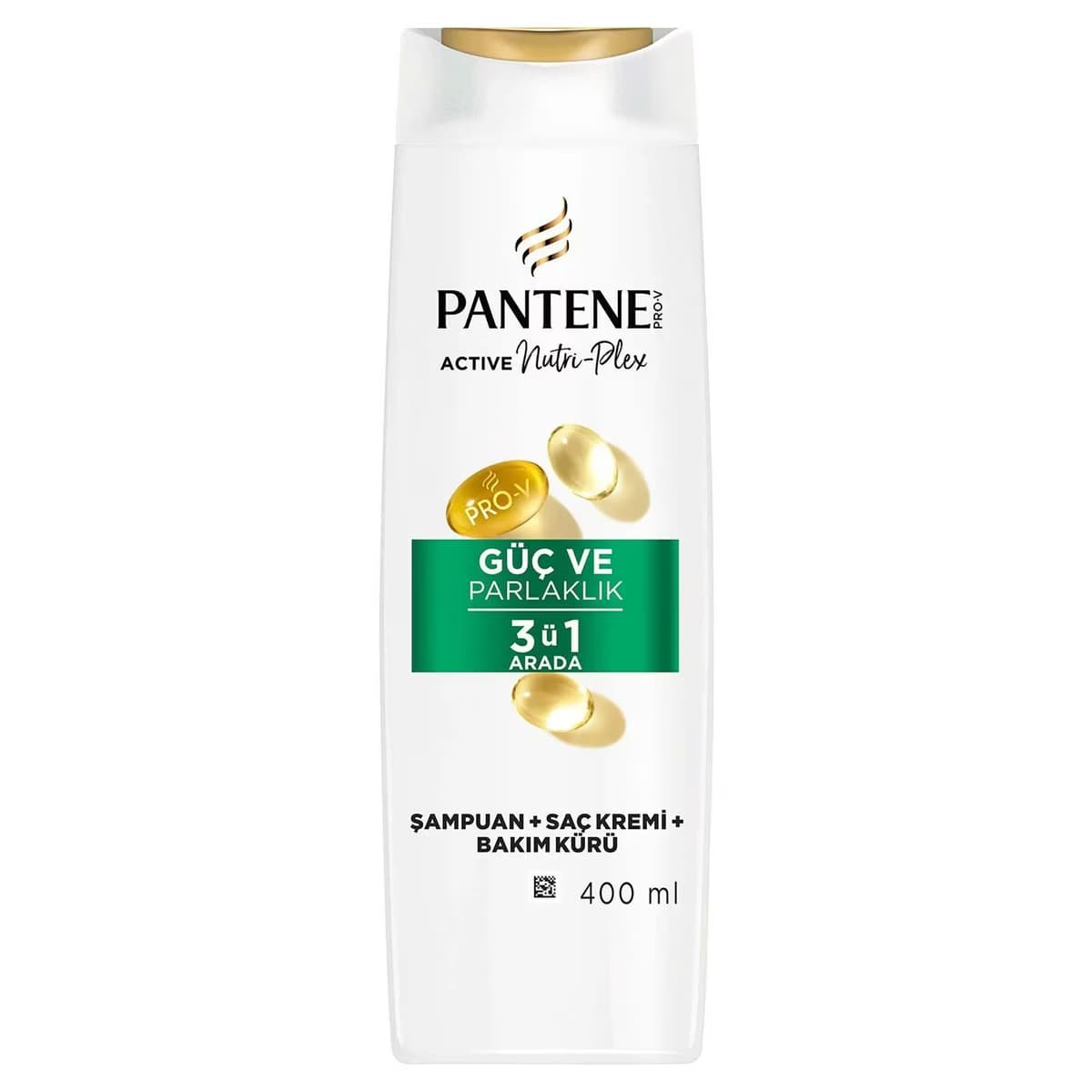 Pantene Şampuan 3 in 1 Güç Ve Parlaklık 400 ml