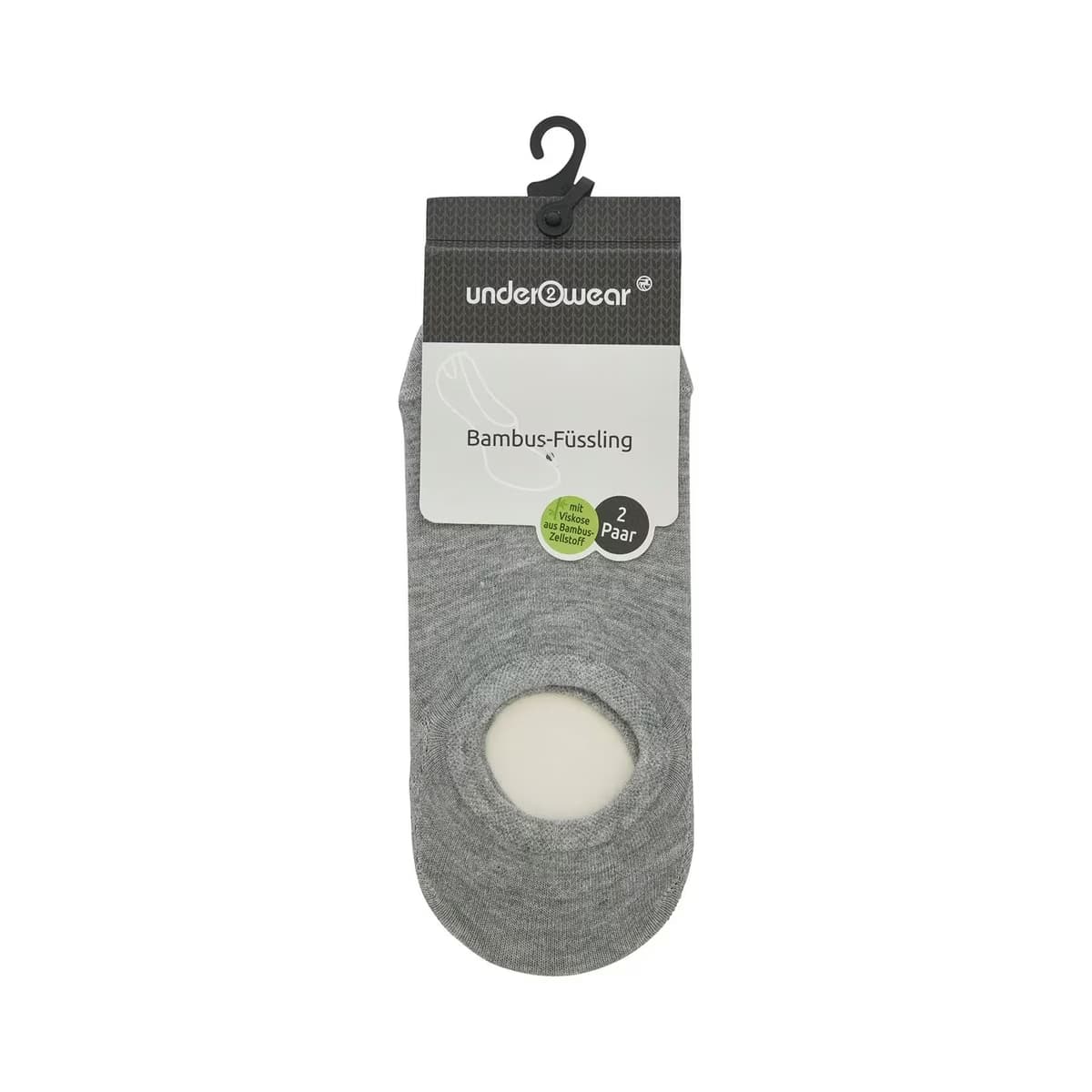 Underwear Çorap Bambu Footlet Grey Melanj 39-42