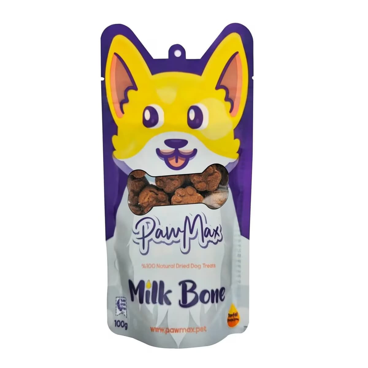 Pawmax Milk Bone Tahılsız Kurutulmuş Köpek Ödül Maması 100 gr